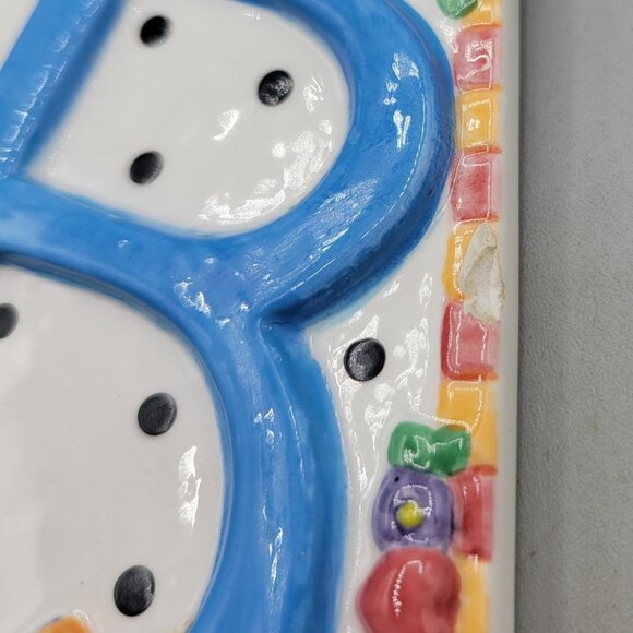 Alphabet ABC Ceramic Light Switch Cover Mary Engelbreit Childrens Room Decor - Picture 5 of 6